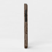 Custom Rustic Dunkelbraun farbige Imitat Woodgrain Case-Mate iPhone Hülle (Hinten/Links)