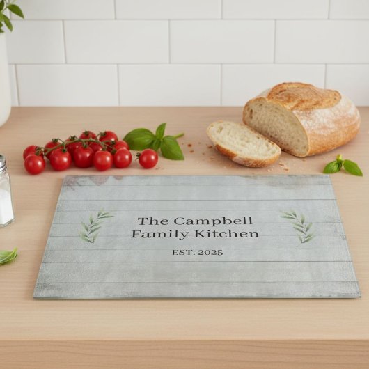 Custom Rustic Farmhouse Family Kitchen Chopping Schneidebrett