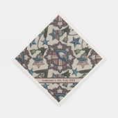 Custom Rustic Flag Adler Feuerwerk 4. Juli Serviette (Ecke)