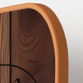 Custom Rustic Holz Texture Pickleball Paddel Pickleball Schläger (Linke Seite)