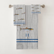 Custom Rustic Nautical Blue Lmon Gray Wood