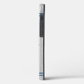 Custom Rustic Nautical Blue Lobster Grau Wood Case (Rückseite / Links)