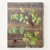 Custom Rustic Wood Kitchen Pees Family Rezept Notizblock (Rückseite)