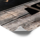 CUSTOM rustikale TENNESSEE-LIEBE in Skripten | Poster (Ecke)