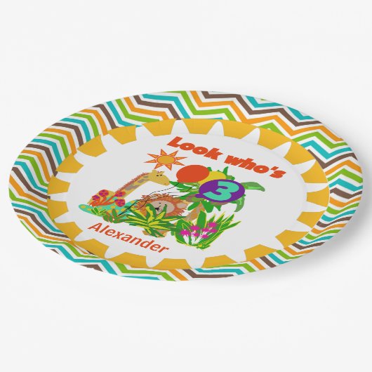 Custom Safari 3. Happy Birthday Paper Teller (Schrägansicht)