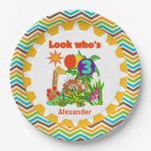 Custom Safari 3. Happy Birthday Paper Teller (Vorderseite)