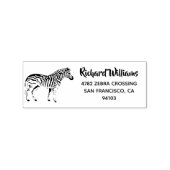 Custom Safari Animal Zebra Rücksendeadresse Briefm Gummistempel (Prägung)