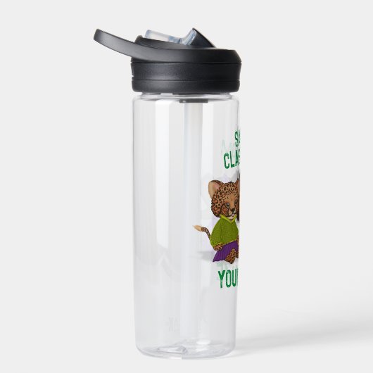Custom Safari Klassenzimmer Cheetah Lion Elephant Trinkflasche (Rechts)