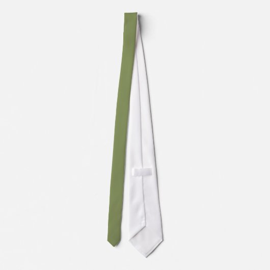 Custom Sage Green Wedding Apparel Anzug Neck Tie Krawatte (Rückseite)