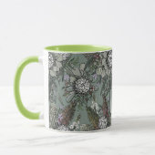 Custom Sage Wild Bush Blume Bouquet Tasse (Links)