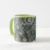 Custom Sage Wild Bush Blume Bouquet Tasse (Vorderseite Links)