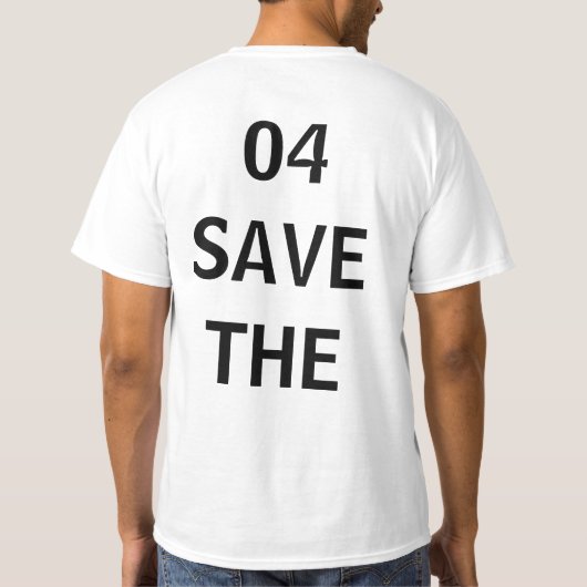 Custom sagte sie ja, er fragte T-Shirt (Rückseite)