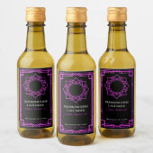 Custom Sahasrara Crown Chakra Essential Oil Label Weinetikett (Flaschen)