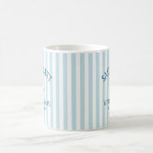 Custom Sailor Name Florida Anchor Kaffeetasse (Mittel)
