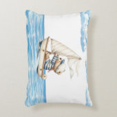 Custom Sailor Teddy Bar Dekokissen (Vorderseite(Vertikal))