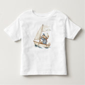 Custom Sailor Teddy Bar Kleinkind T-shirt (Vorderseite)