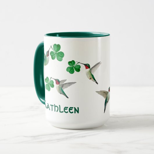 Custom Saint Patrick's Day Tasse (Vorderseite Links)