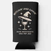 Custom Salem Halloween Festival Shirt 2025 Selters Dosenkühler (Rückseite)