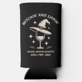 Custom Salem Halloween Festival Shirt 2025 Selters Dosenkühler (Rückseite)