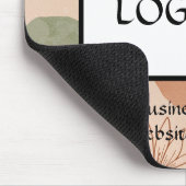 Custom Salon Logo Mousepad for Hair Stylist, Nail (Ecke)