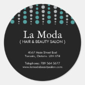 Custom Salon Stickers (Vorderseite)