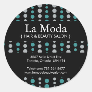 Custom Salon Stickers