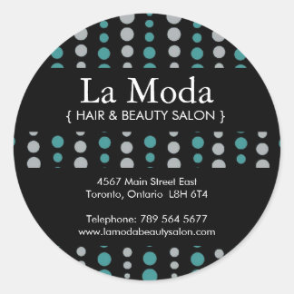 Custom Salon Stickers