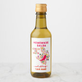 Custom Salsa Labels für hausgemachte Salsa Weinetikett (Vorderseite)