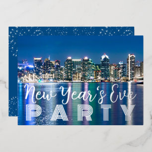 Custom San Diego NYE Party Einladung
