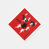 Custom, San Fermin Pamplona, Bull run / encierro, Serviette (Ecke)