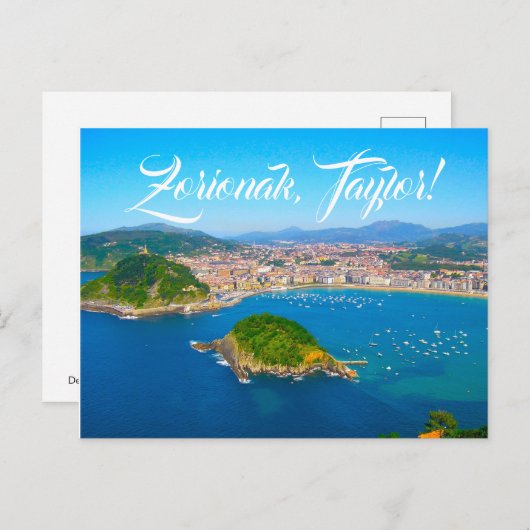 Custom, San Sebastian, Donostia, Euskadi, Spanien: Postkarte (Vorne/Hinten)
