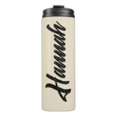 Custom Sand Graduation Tumbler Gift for Her & Him Thermosbecher (Vorderseite)