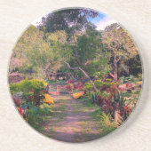 Custom Sandstone Untersetzer "Landschaftlich Mambu (Vorne)