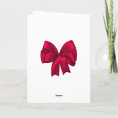 Custom Santa Claus Christmas Sleigh Reindeer Karte (Rückseite)