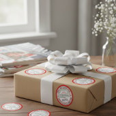 Custom Santa Claus Name Sticker — North Pole Works