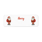 Custom Santa Claus Weihnachts Flip Flops (Vorne)