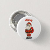 Custom Santa Claus Weihnachts Flip Flops Button (Vorne & Hinten)