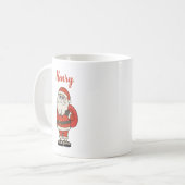 Custom Santa Claus Weihnachts Flip Flops Kaffeetasse (Vorderseite Links)
