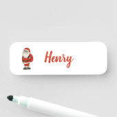 Custom Santa Claus Weihnachts Flip Flops Namensschild (Beispiel)