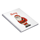 Custom Santa Claus Weihnachts Flip Flops Notizblock (Rechte Seite)