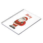 Custom Santa Claus Weihnachts Flip Flops Notizblock (Linke Seite)
