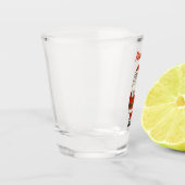 Custom Santa Claus Weihnachts Flip Flops Schnapsglas (Links)