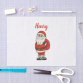 Custom Santa Claus Weihnachts Flip Flops Seidenpapier (Handwerk)