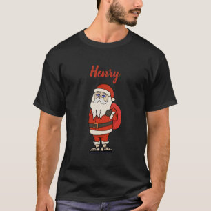 Custom Santa Claus Weihnachts Flip Flops T-Shirt