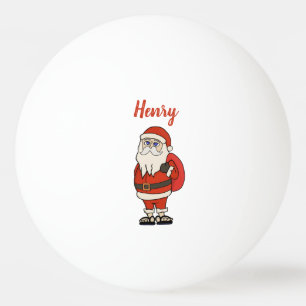 Custom Santa Claus Weihnachts Flip Flops Tischtennisball