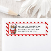 Custom Santa Golf Christmas - Funny Holiday Adress (Insitu)