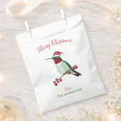 Custom Santa Hummingbird Geschenktütchen (Ausgeschnitten)