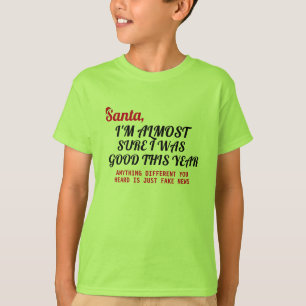Custom Santa I war gut in diesem Jahr Funny Weihna T-Shirt