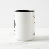 Custom Santa Monogram Coffee Mug for Coworkers Tasse (Zentrum)