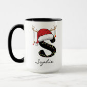 Custom Santa Mug for Coworkers, Teachers & Friends Tasse (Links)